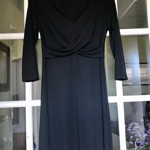 Ann Taylor Loft 3/4 Black Dress - Picture 2 of 2